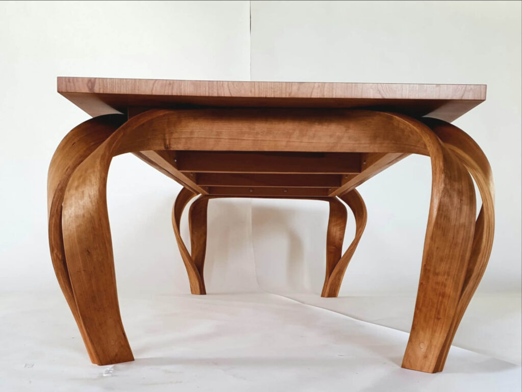 Twisted Leg Dining Table