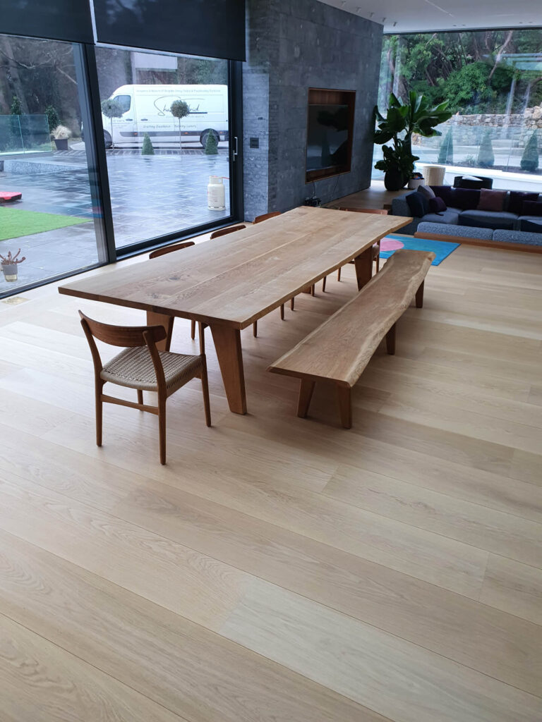 Live Edge Oak Dining Table