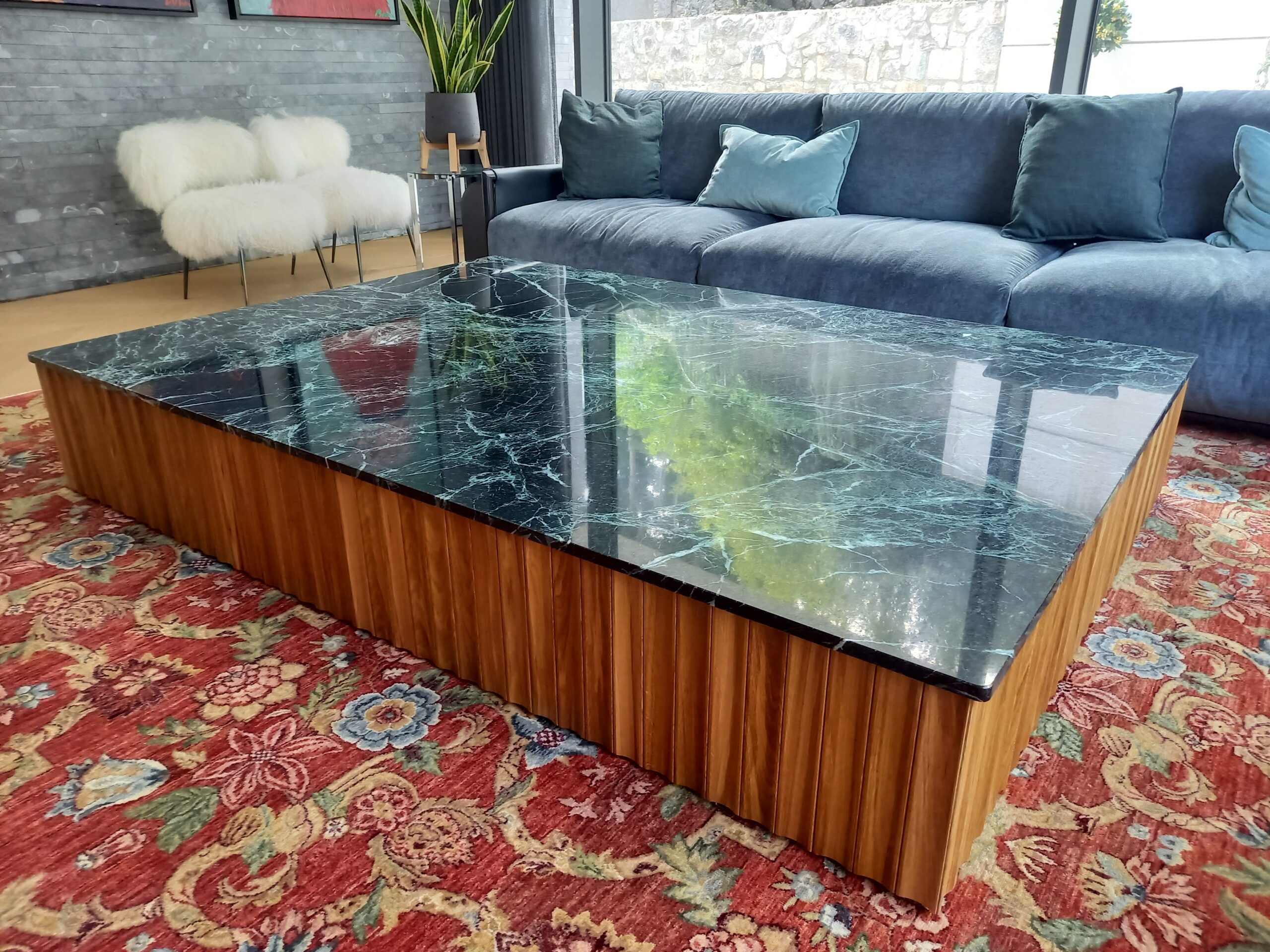 Large Bespoke Oak Coffee Table