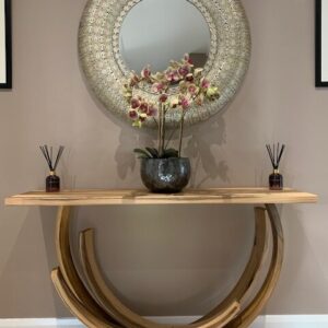 Unique hall console table