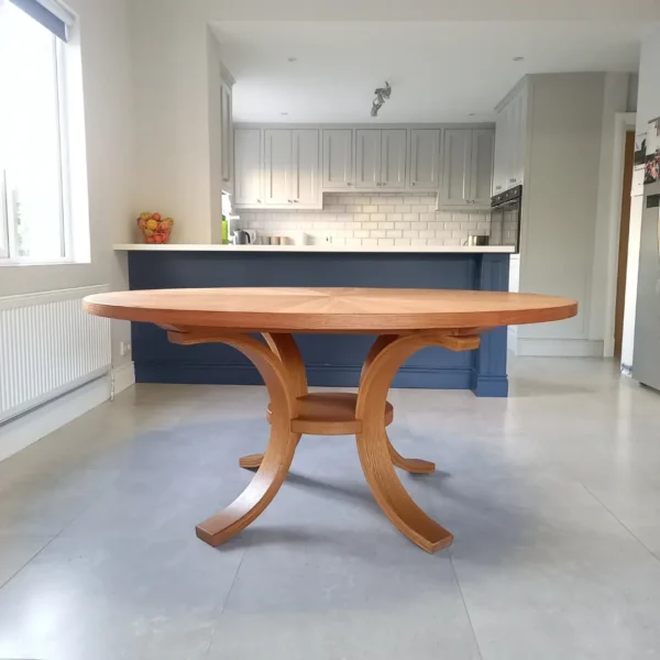 Round Oak Dining Table